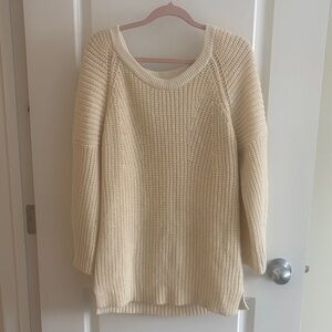 Wilfred Cream Knit Crew Neck Sweater